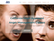 Tablet Screenshot of angerinterventionservices.com